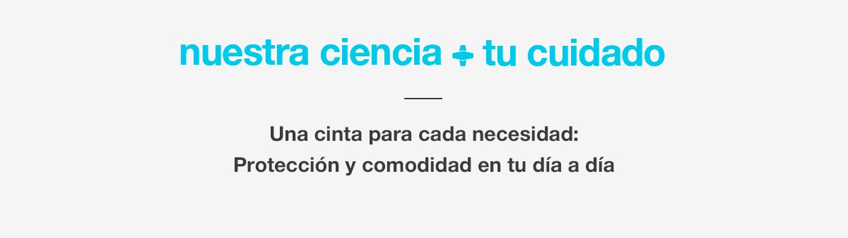 Texto de introducción Cintas Nexcare.