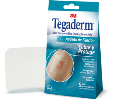 Apósitos Nexcare® Tegaderm, ayudan a prevenir infecciones.